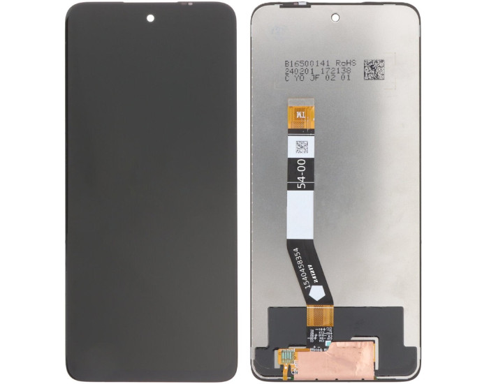 Дисплей з сенсорним екраном (модуль) Motorola XT2435-2 Moto G55, чорний, оригінал