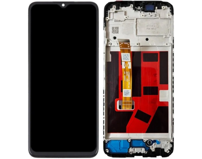 Дисплей с сенсорным экраном (модуль) Oppo A18 /A38, черный с рамкой, оригинал