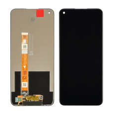 Дисплей з сенсорним екраном (модуль) Oppo A53 5G (DI0649JN01 V06), чорний, оригінал