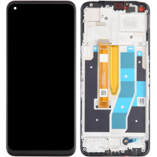 Дисплей з сенсорним екраном (модуль) Realme 9 5G, Realme 9 Pro, чорний з рамкою