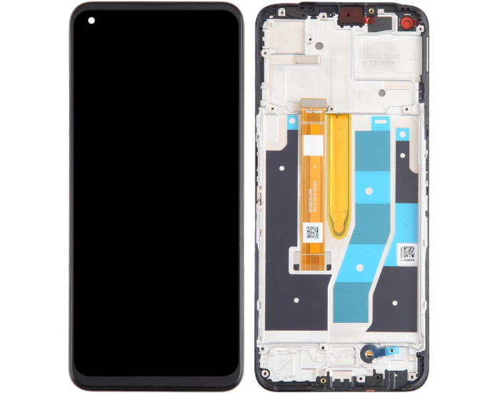 Дисплей с сенсорным экраном (модуль) Realme 9 5G /Realme 9 Pro, черный с рамкой