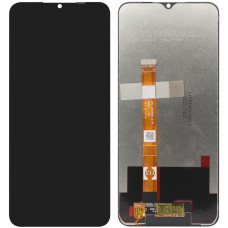 Дисплей з сенсорним екраном (модуль) Realme C25 / C25s / Narzo 50A / Oppo A16 / A16s, версія 2, p/n:FPC-HTF065F113, чорний, оригінал