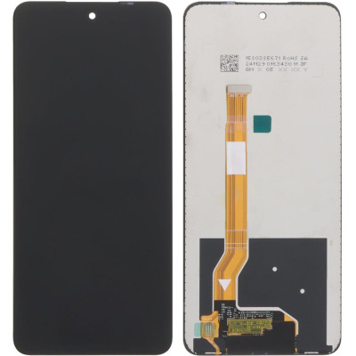 Дисплей з сенсорним екраном (модуль) Realme C75 4G, чорний оригінал
