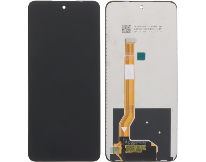 Дисплей с сенсорным экраном (модуль) Realme C75 4G, черный оригинал