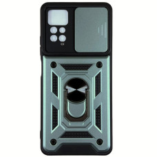 Чохол-Ударостійкий Camshield Serge Ring Xiaomi Redmi Note 11 Pro 4G / 5G / Note 12 Pro 4G / Note 11E Pro / Note 11 Pro Plus зелений