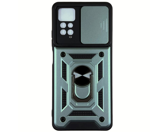 Чехол-Ударопрочный Camshield Serge Ring Xiaomi Redmi Note 11 Pro 4G / 5G /  Note 12 Pro 4G / Note 11E Pro / Note 11 Pro Plus ,Зеленый