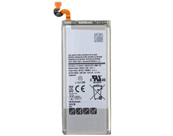 Аккумулятор Samsung EB-BN950ABE, N950F Note 8 /N950FD, 3000 mAh, оригинал