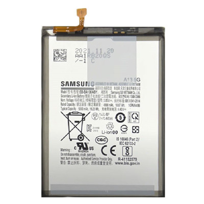 Аккумулятор Samsung EB-BA136ABY Samsung A136 Galaxy A13 5G, M135 Galaxy M13, Li-ion, 3,85 B, 5000 мАч, оригинал