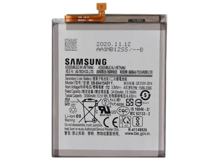 Аккумулятор Original Quality Samsung EB-BA415ABY, A415 A41, 3500 мАг, оригинал