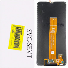 Дисплей з сенсорним екраном (модуль) Samsung A032 Galaxy A03 2021 Euro Version / A127, чорний, оригінал, сервісна упаковка GH82-26485A R0.0.