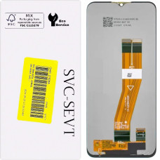 Дисплей с сенсорным экраном (модуль) Samsung A035 A03. черный, оригинал, сервисная упаковка