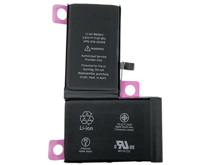Акумулятор Original Quality (Orig IC) iPhone X (cobalt/увеличенная ємність) 3100 mAh