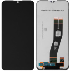 Дисплей с сенсорным экраном (модуль) Samsung A037G A03s, черный, черный шлейф, 162mm x 72 mm