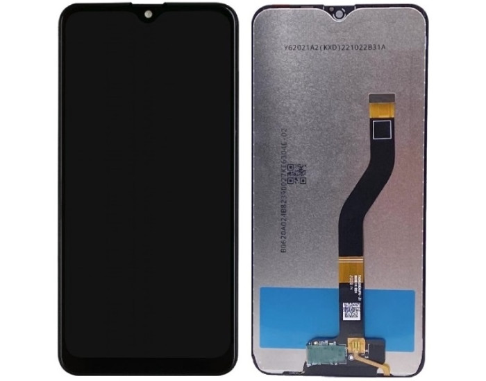 Дисплей з сенсорним екраном (модуль) Samsung A107 A10s, чорний, переклеювання