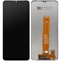 Дисплей с сенсорным экраном (модуль) Samsung A125 A12 /A326 A32 5G, черный, оригинал VER04.