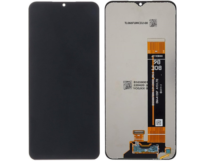 Дисплей с сенсорным экраном (модуль) Samsung A135 /A137 /A236 /M135 /M236 /M336, REV5.5, черный, оригинал
