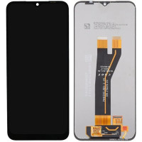 Дисплей с сенсорным экраном (модуль) Samsung A146 A14 5G, черный, оригинал