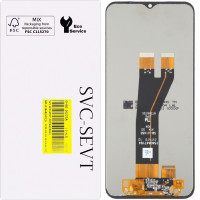 Дисплей с сенсорным экраном (модуль) Samsung A146 A14 5G, черный, сервисная упаковка, оригинал