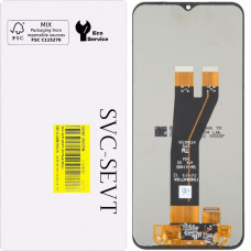 Дисплей с сенсорным экраном (модуль) Samsung A146 A14 5G, черный, сервисная упаковка, оригинал