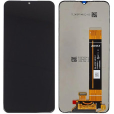 Дисплей с сенсорным экраном (модуль) Samsung A235 A23, черный, оригинал