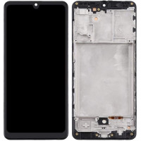 Дисплей з сенсорним екраном (модуль) Samsung A315 A31 2019, чорний з рамкою, TFT