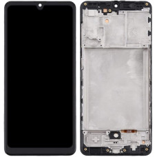 Дисплей з сенсорним екраном (модуль) Samsung A315 A31 2019, чорний з рамкою, TFT
