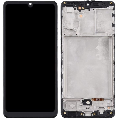 Дисплей з сенсорним екраном (модуль) Samsung A315 A31 2019, чорний з рамкою, TFT