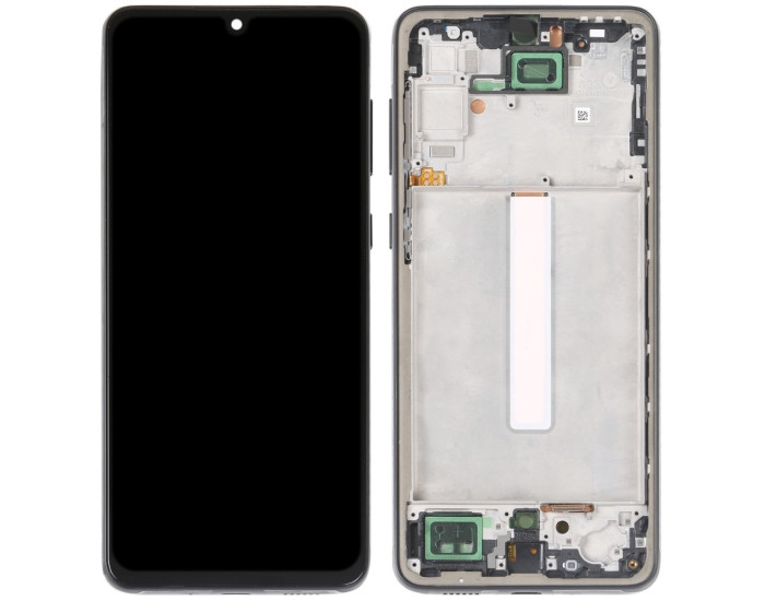 Дисплей с сенсорным экраном (модуль) Samsung A366 Galaxy A36, черный с рамкой, TFT