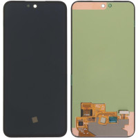 Дисплей з сенсорним екраном (модуль) Samsung A356 Galaxy A35 5G / A556 Galaxy A55 / M356 Galaxy M35 Galaxy, чорний, OLED