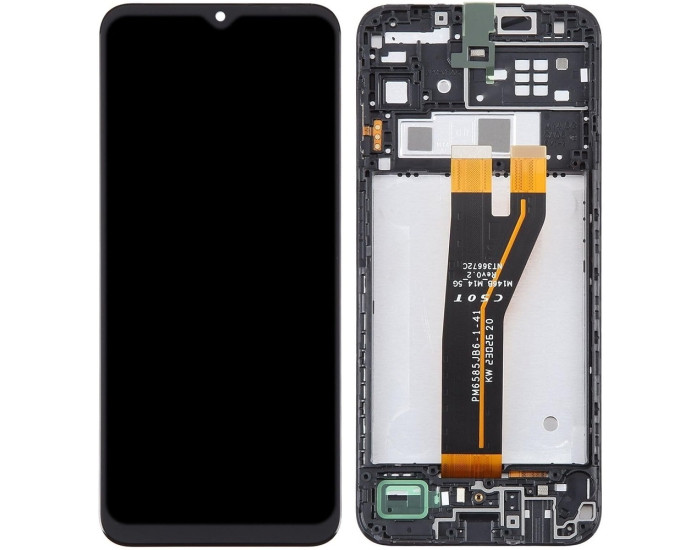 Дисплей з сенсорним екраном (модуль) Samsung M14 5G / M146 чорний, з рамкою D0658LIJF-02 VerB,
