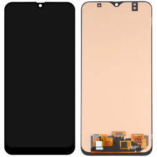 Дисплей з сенсорним екраном (модуль) Samsung M307 M30s /M305 M30 /M215 M21 /M315 M31, чорний, переклеювання