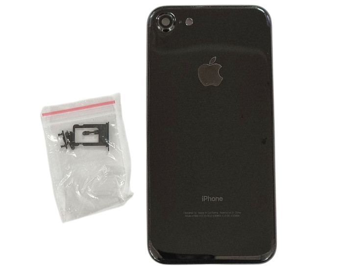 Корпус для iPhone 7, черный, Jet Black