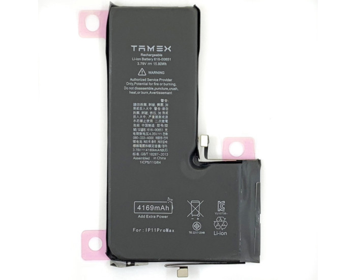 Акумулятор (ZDT) Tamex iPhone 11 Pro Max, 4169 mAh, посилена ємність