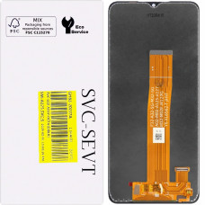 Дисплей с сенсорным экраном (модуль) Samsung A022 A02 / A125 A12 / A127 A12 / A326 A32 5G / M022 M02 / M127 M12 / M326 M32 5G REV2.2, черный, сервис упаковка, оригинал