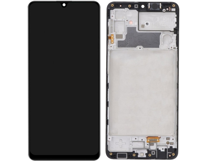 Дисплей з сенсорним екраном (модуль) Samsung M325 Galaxy M32, чорний з рамкою, TFT
