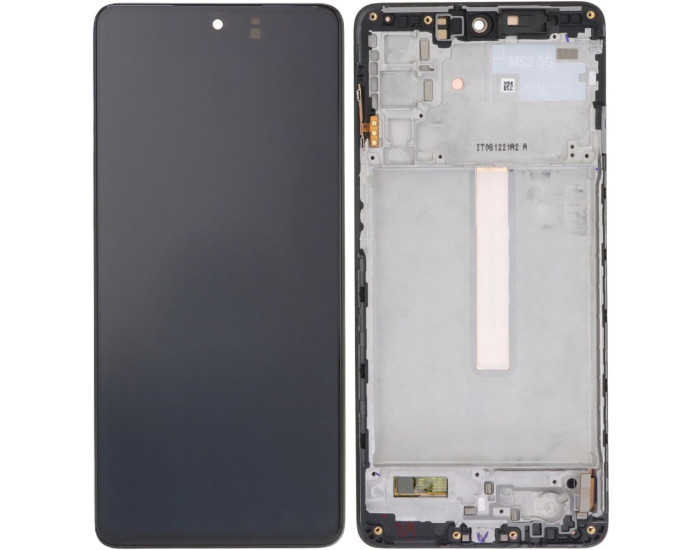 Дисплей з сенсорним екраном (модуль) Samsung M346 Galaxy M34 5G, чорний, з рамкою, переклеювання