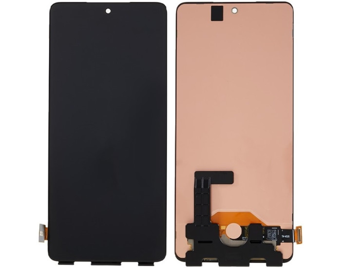 Дисплей з сенсорним екраном (модуль) Samsung M526 Galaxy M52, чорний, переклеювання