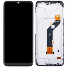 Дисплей з сенсорним екраном (модуль) Tecno Spark Go 2022 KG5m, чорний з рамкою, оригінал