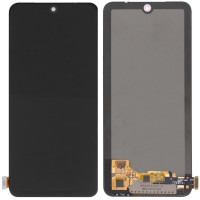 Дисплей з сенсорним екраном (модуль) Xiaomi Poco M4 Pro 4G / Redmi Note 11 / Note 11S / Note 12S, чорний з вузьким обідком, OLED