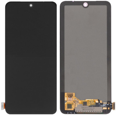 Дисплей з сенсорним екраном (модуль) Xiaomi Poco M4 Pro 4G / Redmi Note 11 / Note 11S / Note 12S, чорний з вузьким обідком, OLED