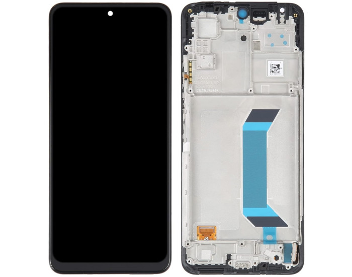 Дисплей с сенсорным экраном (модуль) Xiaomi Poco X5 /Redmi Note 12 5G, черный с рамкой, оригинал