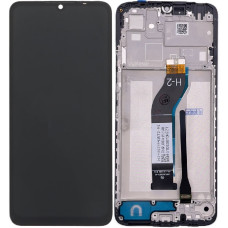Дисплей з сенсорним екраном (модуль) Xiaomi Redmi 13C / Poco C65, чорний з рамкою, оригінал