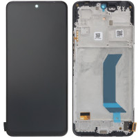 Дисплей з сенсорним екраном (модуль) Xiaomi Redmi Note 12 5G / Poco X5, чорний з рамкою, OLED