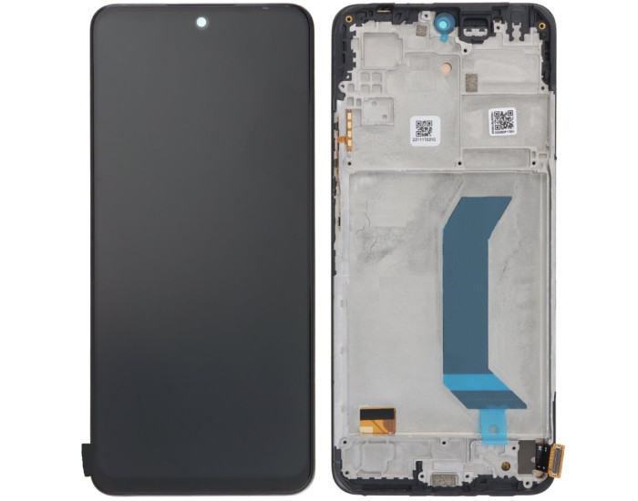 Дисплей с сенсорным экраном (модуль) Xiaomi Redmi Note 12 5G /Poco X5, черный с рамкой, TFT