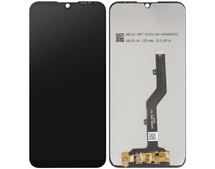 Дисплей с сенсорным экраном (модуль) ZTE Blade A5 2020 /A7 2019 /A7 2020, SKI608-B09 v0.1 черный, оригинал