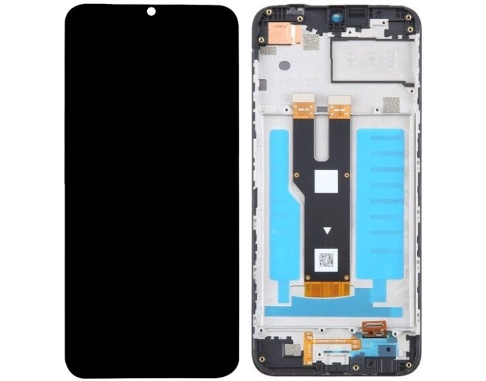 Дисплей с сенсорным экраном (модуль) ZTE Blade V50 Design 4G, черный с рамкой. оригинал