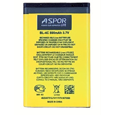 Аккумулятор Aspor Lite Nokia BL-4C, 3500c, 5100, 6100, 6101, 6102, 6103, 6125, 6260, 6300, 890 mAh