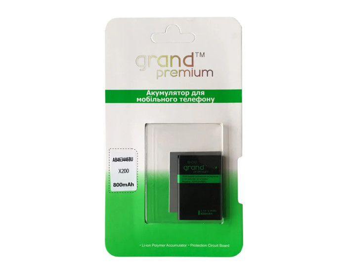 Аккумулятор Grand Samsung AB-463446BU, C120 /C130 /C250 /D520 /D720 /E380 /E500 /E870 /X160 /X200, 850 mAh, оригинал