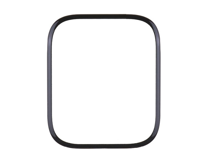 Стекло фронтальное c OCA-пленкой Apple Watch 7 41mm/ 8 41mm, черное