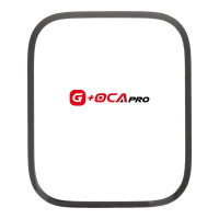 Стекло фронтальное c OCA-пленкой Apple Watch 9 45mm, черное, оригинал PRC G+OCA PRo